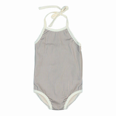 KidWild One-piece Swimsuit, Mist Stripe